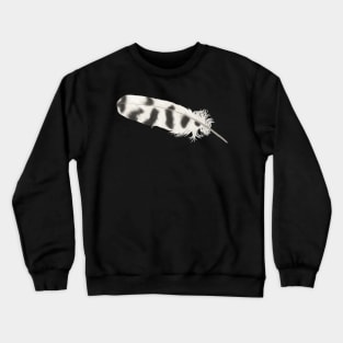 Snowy Owl Feather Crewneck Sweatshirt